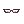 Costume Under Rimmed Glasses